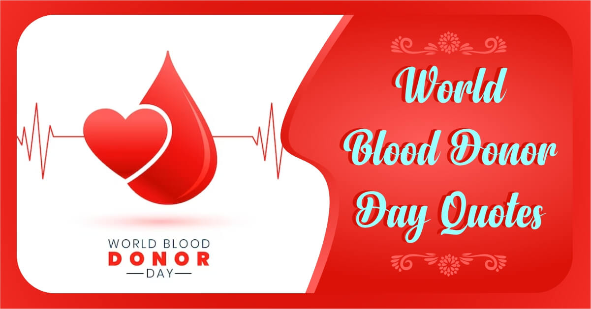 world blood donor day quotes